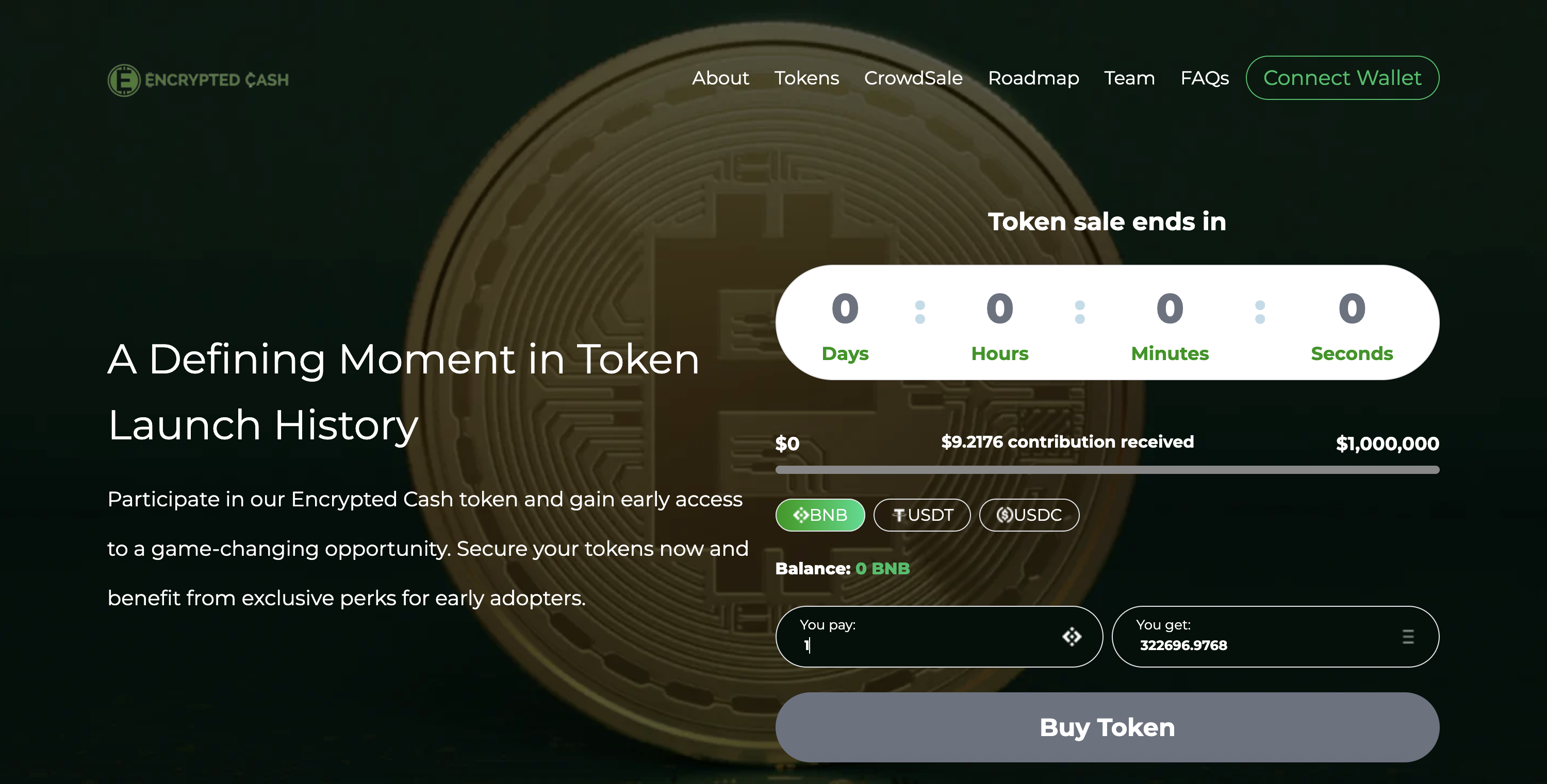 Encrypted Cash platform preview